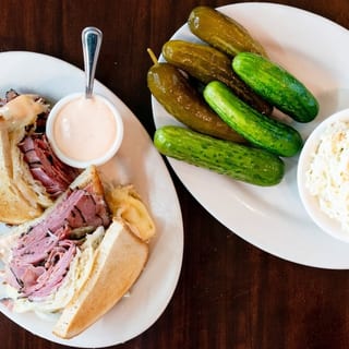 Reuben with Pastrami Sandwich