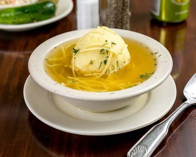 Old Fashioned Chicken Soup with Kreplach (2 Kreplach on the Side).